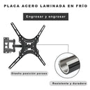 Soporte Base Brazo Para Pantalla Tv Monitor 32-55 Pulgadas