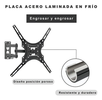 Soporte Base Brazo Para Pantalla Tv Monitor 32-55 Pulgadas