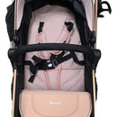 Coche Moisés Para Bebe Lujo 0 A 4 Años Ultra Liviano Color Azul - Negro Chasis 7622201720063