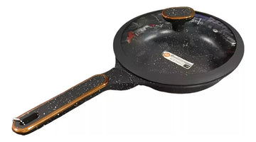 Sarten Marmol Antihaderente 22 Cm Swiss Home Negro