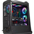 Caja Gabinete Iceberg Crystal Max - 4 Fans + Tira M-rgb Negro
