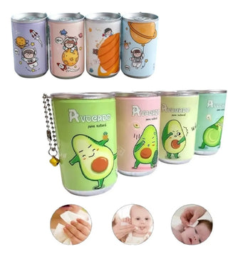 Pañitos Humedos Lata Kawaii