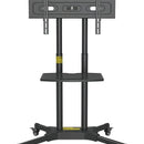 Soporte Tv Pedestal Ruedas Televisor 32 A 65 PuLG 50kg Max Color Negro