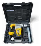 Taladro Rotomartillo Demoledor Perforador Accesorios 7 Jules - Amarillo - 50hz/60hz
