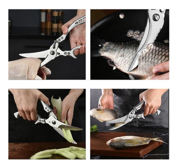 Tijera De Cocina Profesional Trabajo Pesado Pollo Acero Inox