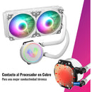 Enfriamiento Liquido Pc 240 Mm Argb Lga 1700 Am5 1200 Blanco