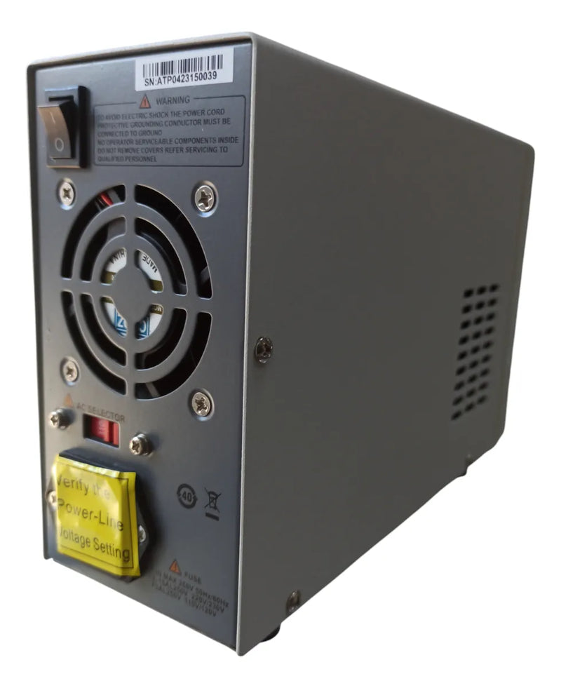 Fuente De Poder Voltaje Variable 0-32vdc Y 0-6 Adc 4 Digitos Beige