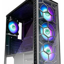 Musetex Atx Mid-tower Chasis Gaming Pc Case 4 Ventiladores