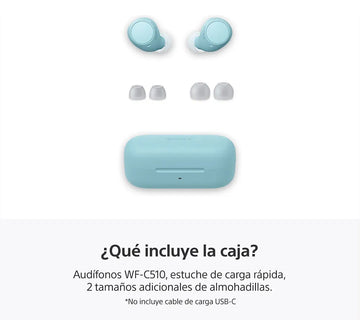 Audifonos Sony Wf-c510 22horas De Duracion Ipx4 Color Azul