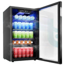 Refrigerador Y Nevera De Bebidas, Minibar Cap120 Latas Negra Negro