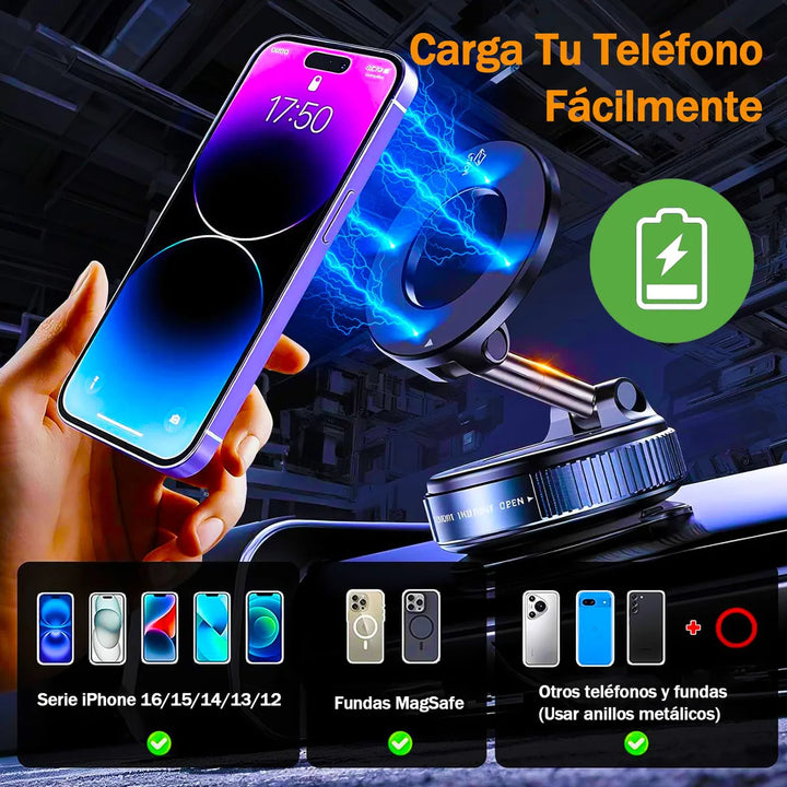Bigview Soporte Magnetico Telefono Porta Celular 360 Carro Brazo Ajustable