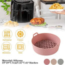 Bandeja Protectora De Silicona Para Freidora De Aire Beige
