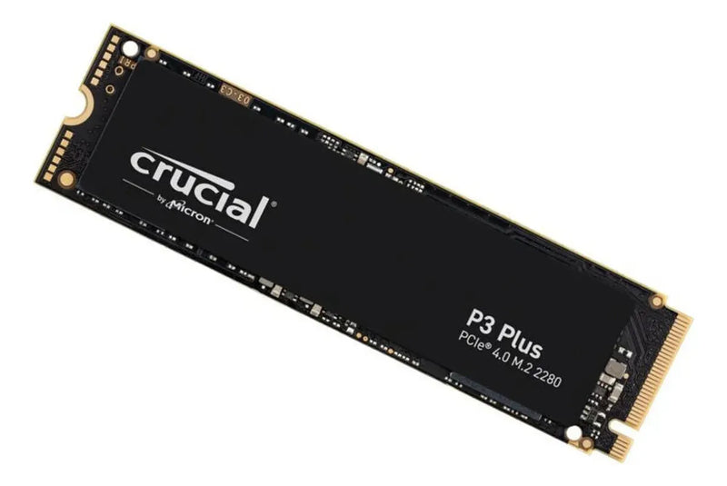 Disco Ssd Crucial 1tb P3 Plus M.2 2280 Nvme Gen 4 X4 5000mbs Negro