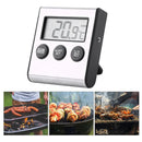 Termómetro Digital Horno Cocina Bbq Sonda Acero Iman Base