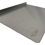 Tabla De Picar En Acero Inox Rectangular 30x20 Cm 2 Mm Lisa Plateado