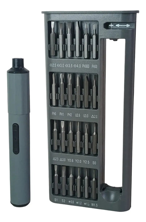Destornillador Eléctrico Kit Puntas Precisión Intercambiable Diseño 1 0