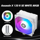 Refrigerador De Cpu Assassinx120 Se White Argb Con 4 Heat Pi