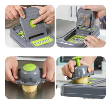 Cortador Picador Verduras Frutas Rallador Cocina Rebanadas Diseño 1