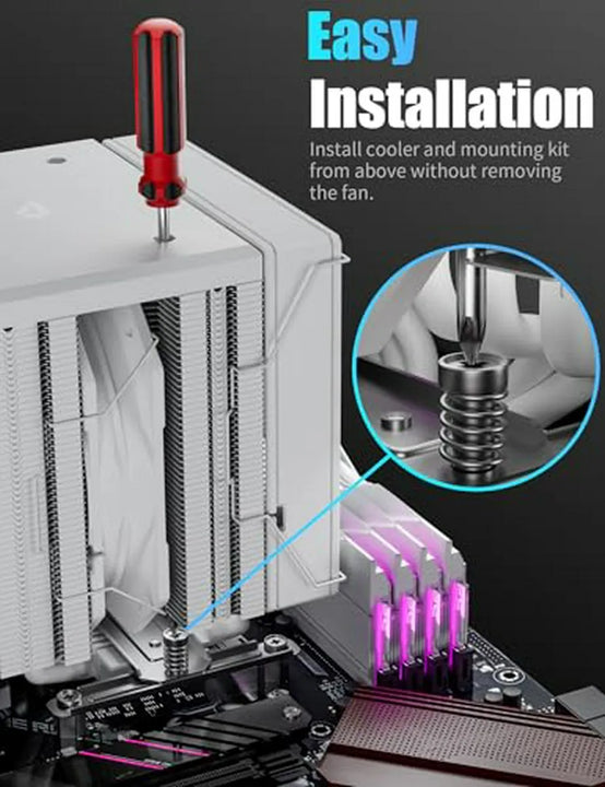 Refrigerador De Cpu De Torre Dual Uphere Con Ventilador Pwm