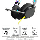 Audífonos Gamer Skullcandy Slyr Usb-c A Usb-a Y 3.5mm Negro