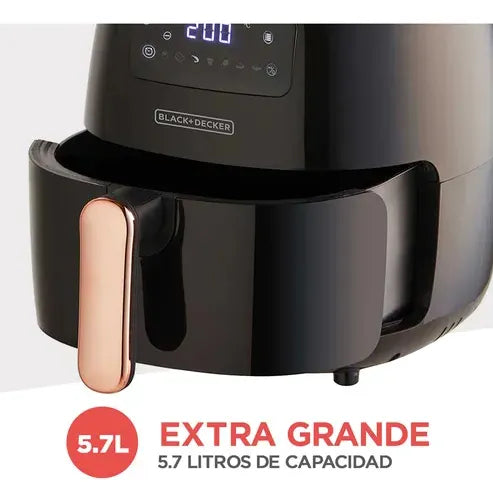 Combo Cocina Fácil Black+decker Freidora + Licuadora Pro. Negro