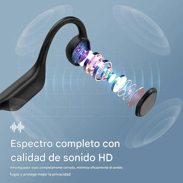 Audífonos Inalambricos De Conducción Ósea Negro