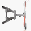Soporte Para Tv Extensible Doble Nb Northbayou P6 De 40 A 75 Negro