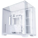 Chasis Lian Li O11 Vision Compact White + 3 Fan Tl 120mm Blanco