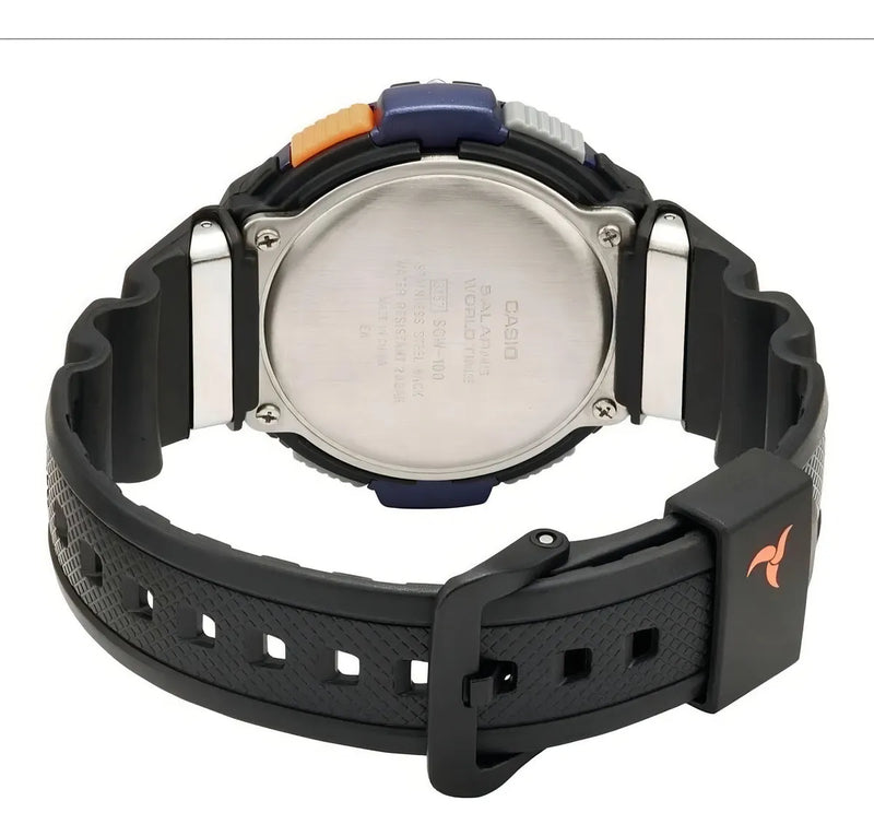 Reloj Casio Sgw100 2b Analógico Digital Brújula Termómetro