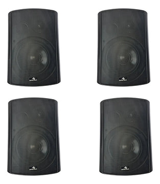 Parlante Ambiental 6.5pulgadas X4unidades 40watts Soporte Negro