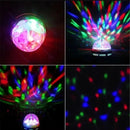 Bombillo Rotativo De Colores Bola Navideña Giratoria Luces