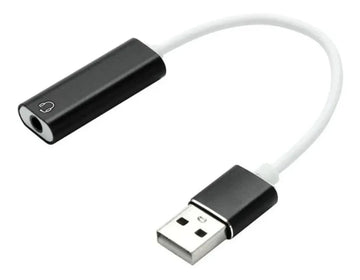 Tarjeta De Sonido De Usb Externa Audio Mic 2 En 1