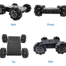 Chasis Robot Car 4wd Omni-direccional Rueda Mecanum 9.6cm Mo Color