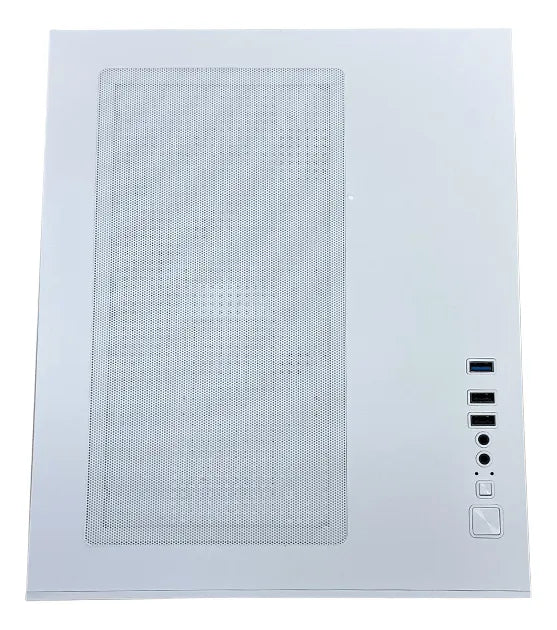Gabinete Chasis Para Pc Gamer Pecera Argb Blanco + 3 Cooler