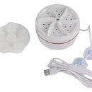 Mini Lavadora Portátil Diseño Plegable Ciclo Automático Blanco