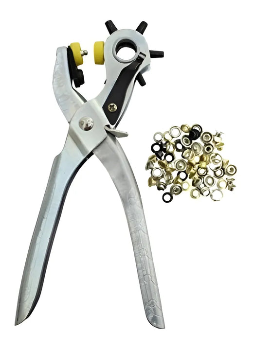 Alicate Perforador Saca Bocado Remache Cuero Ojal Multiuso