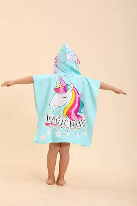 Toallas Con Capucha De Unicornio Para Niños 2-10 Años