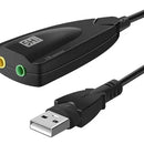 Tarjeta De Audio Usb Externa 7.1 Canales Sonido Y Micrófono