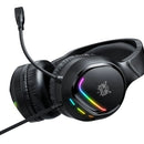 Auriculares profesionales para jugadores Onikuma X31 Rgb negros