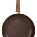 Sartén 24 Cm Bronce Free Home Antiadherente Tapa De Vidrio