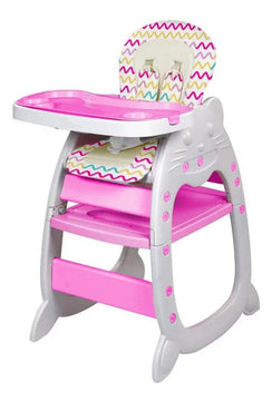 Silla Comedor Escritorio Para Bebés Lila