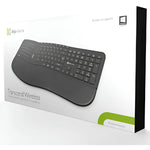 Teclado Klip Xtreme Transcend Wireless Ergonómico - Kbk-530s Color Del Teclado Negro