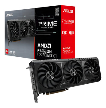 Tarjeta De Video Amd Asus Prime Oc Edition Radeon Rx 90 Series Rx 9060 Xt Prime-rx9060xt-o8g Triple Fan 8 Gb Gddr6