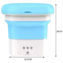 Lavadora Portátil Viajera Multifuncional Eléctrica Azul Azul Cielo