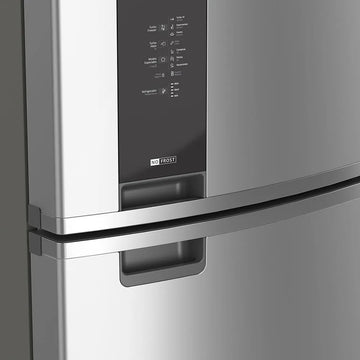 Nevera Whirlpool Top Mount Xpert Inverter Acero Wrm56bktww Color Gris 110V/220V