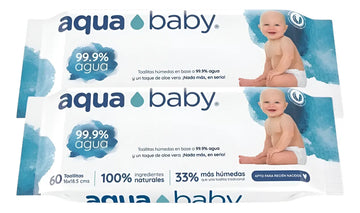 Toallitas Húmedas Aqua Baby 120 Unidades