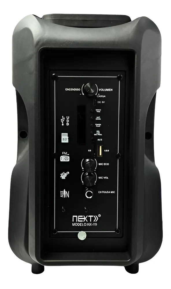 Parlante 8 Bluetooth Fm Entrada Microfono Cabina Next Y9 Color Negro 5vec