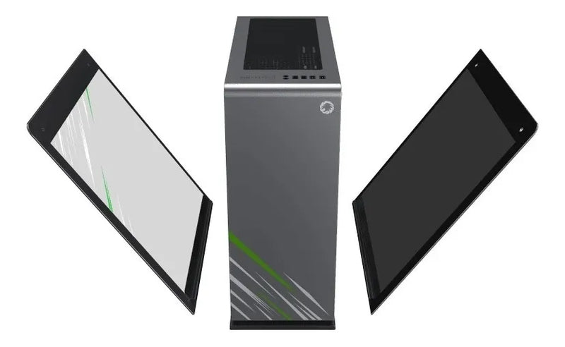 Chasis Gamer Gamemax Vega Pro Grey Verde