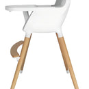 Silla De Comer Carestino Neo Gris Claro Doble Bandeja 2 En 1