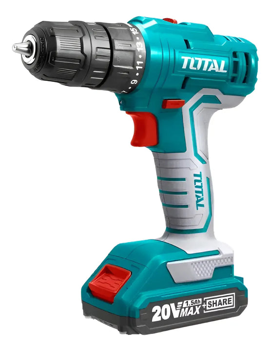 Taladro Inalámbrico Con Bateria Marca Total Original - Agua